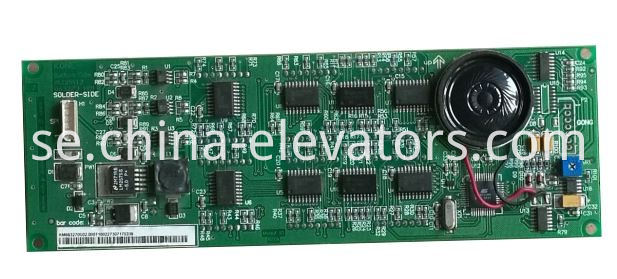 KONE Red Dot Matrix Display Board with Arrival Gong KM863270G02